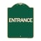 Signmission Traffic Entrance Entrance Heavy-Gauge Aluminum Architectural Sign, 24" x 18", G-1824-24612 A-DES-G-1824-24612 - alternate 1